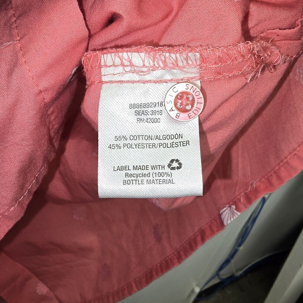 Basic Edition Women's Slevess Top Size 3X Button Up Pink(C39) - Picture 5 of 5